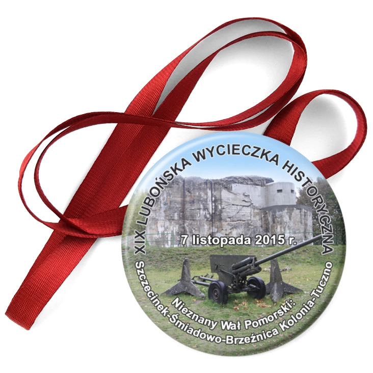 przypinka medal XIX Lubońska Wycieczka Historyczna