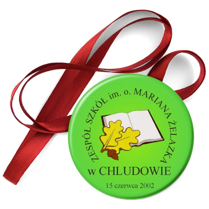 przypinka medal Zespół Szkół w Chludowie
