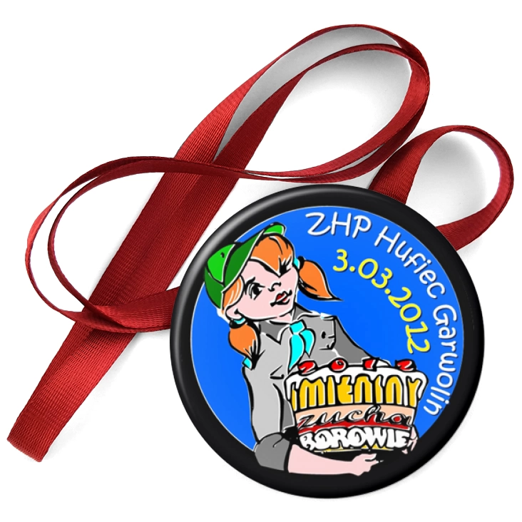 przypinka medal Zhp Hufiec Garwolin