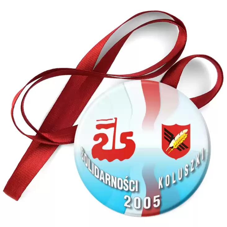 przypinka medal 25-lecie Solidarności - Koluszki 2005