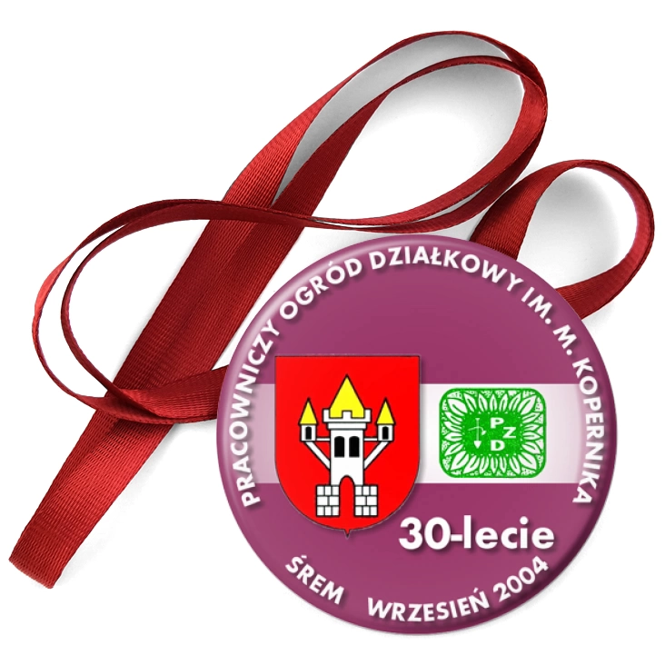 przypinka medal 30-lecie POD w Śremie