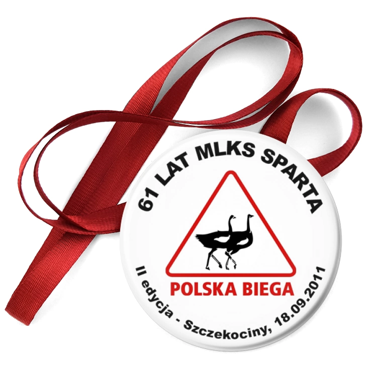 przypinka medal 61 lat MLKS SPARTA