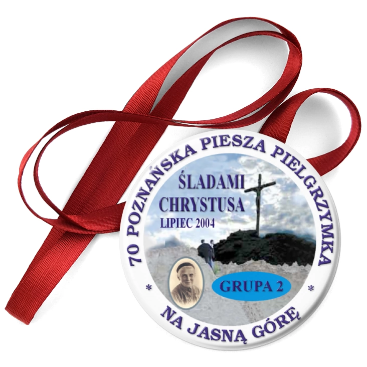 przypinka medal 70 Poznańska Piesza Pielgrzymka