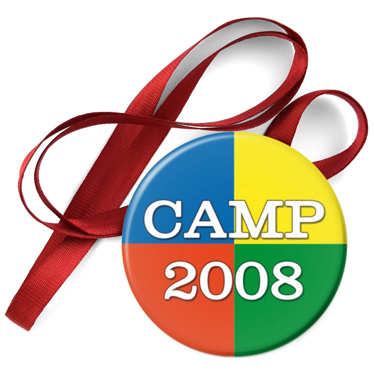 przypinka medal Camp 2008