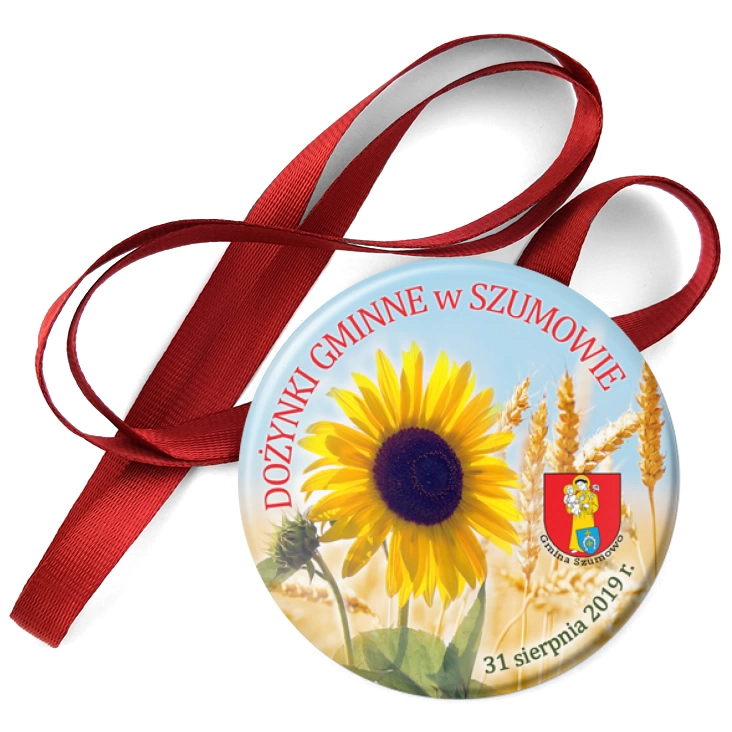 przypinka medal Dożynki Gminne Szumowo