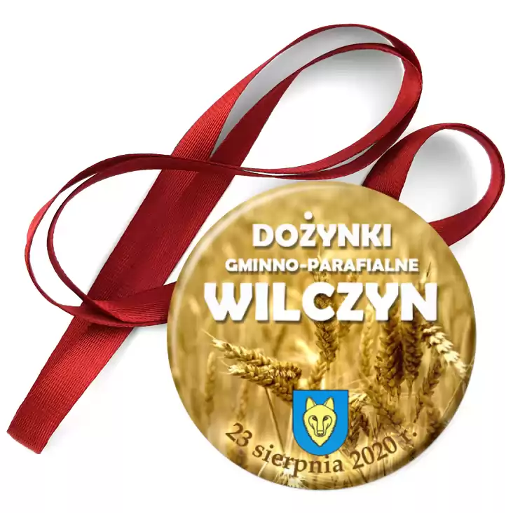 przypinka medal Dożynki Gminno-Parafialne Wilczyn