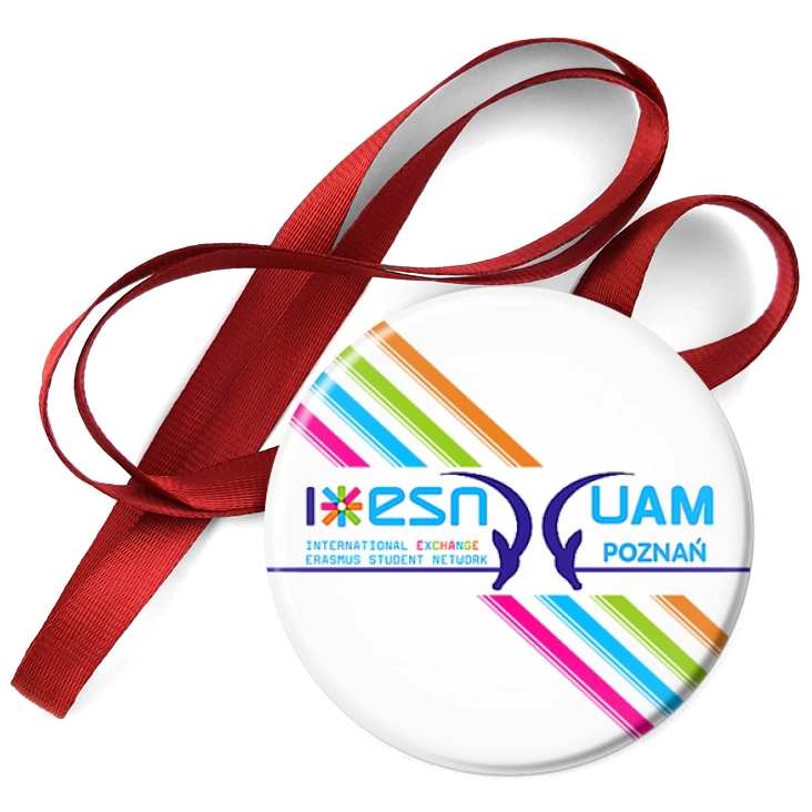 przypinka medal ESN UAM Poznań