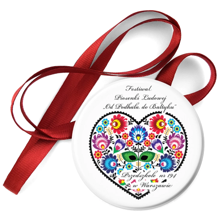 przypinka medal Festiwal Piosenki Ludowej