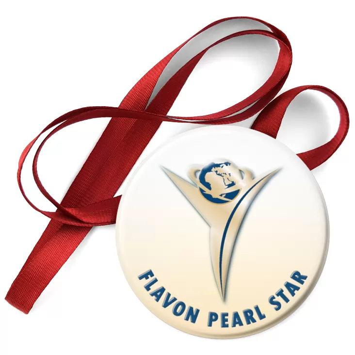 przypinka medal FLAVON PEARL STAR