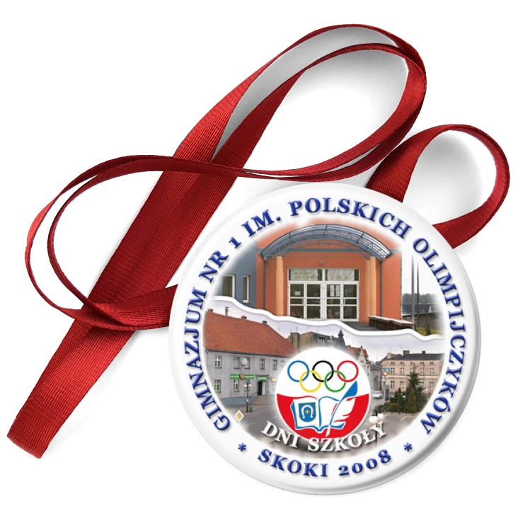 przypinka medal Gimnazjum Skoki - Dni Szkoły