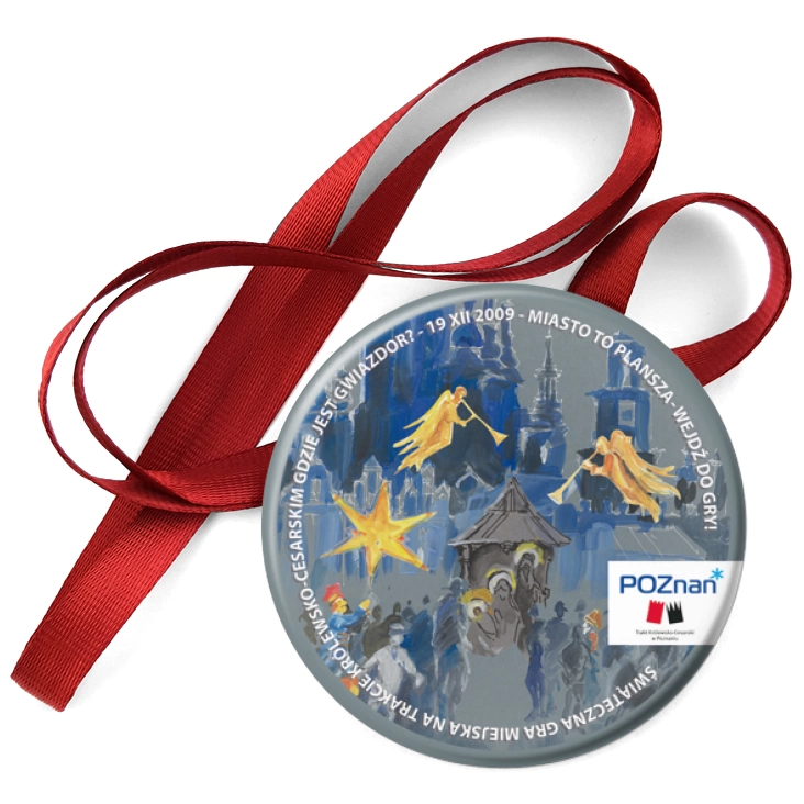 przypinka medal Gra Miejska Poznań