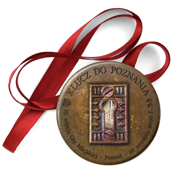 przypinka medal Gra Miejska Poznań