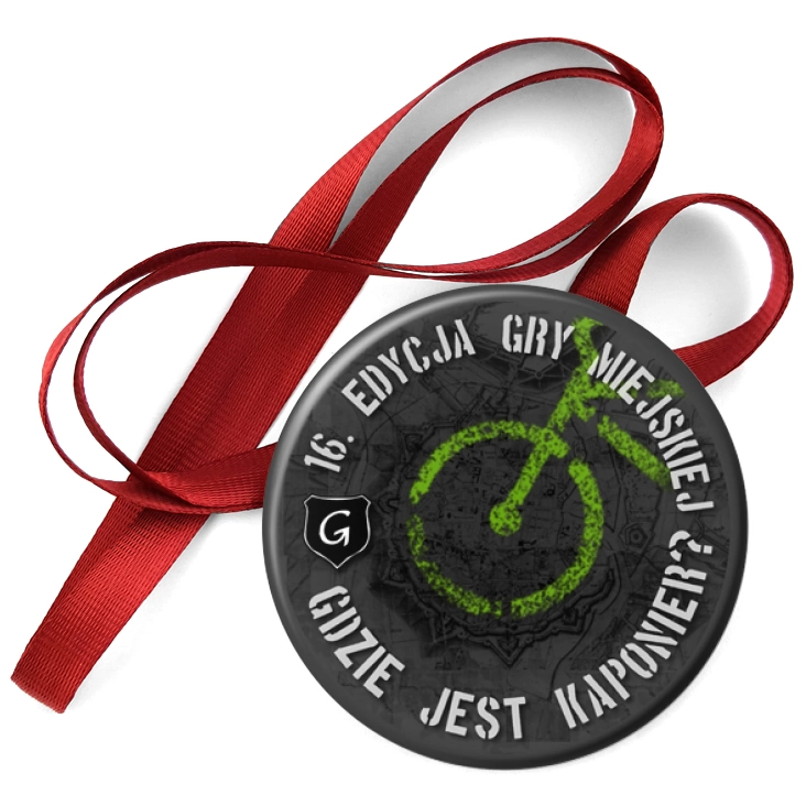 przypinka medal Gra Miejska Poznań