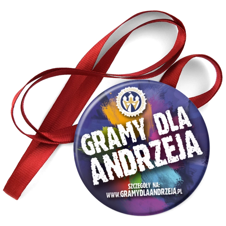 przypinka medal Gramy dla Andrzeja