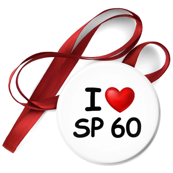 przypinka medal I love SP 60