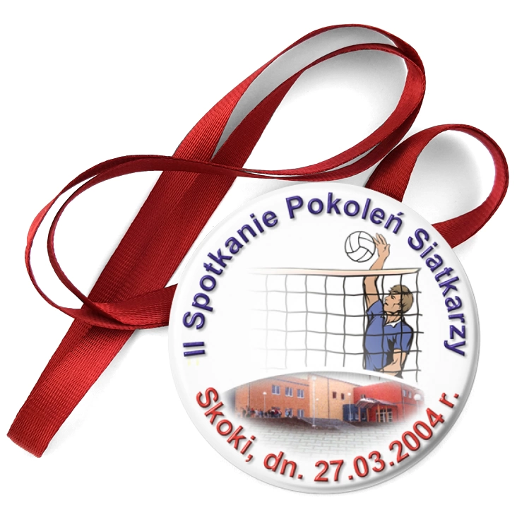 przypinka medal II Spotkanie Pokoleń Siatkarzy