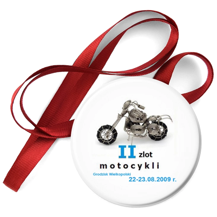 przypinka medal II Zlot Motocykli