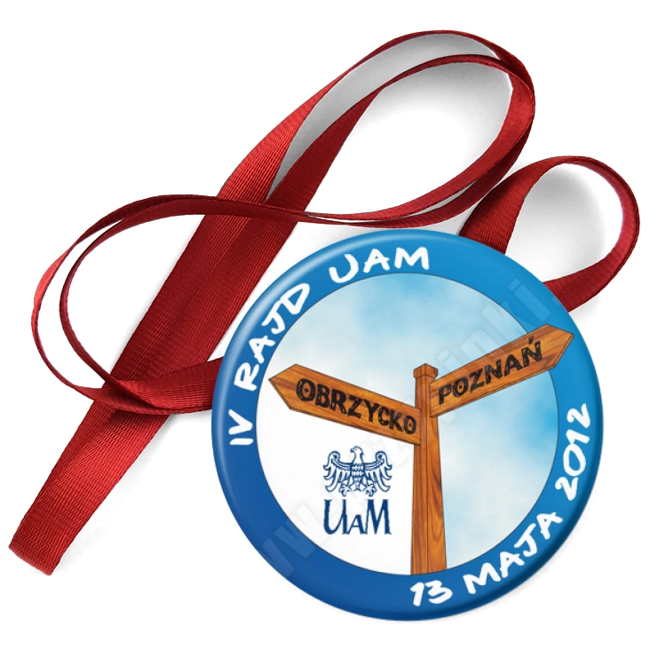 przypinka medal IV Rajd UAM