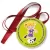 Przypinka medal IX Powiatowy Turniej Halowej Piłki Nożnej Dziewcząt
