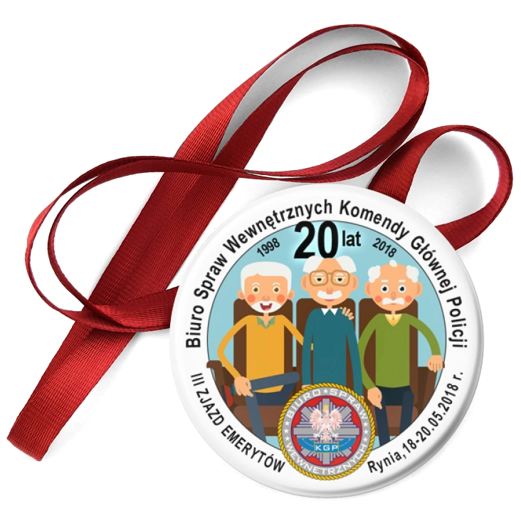 przypinka medal Komenda Główna Policji