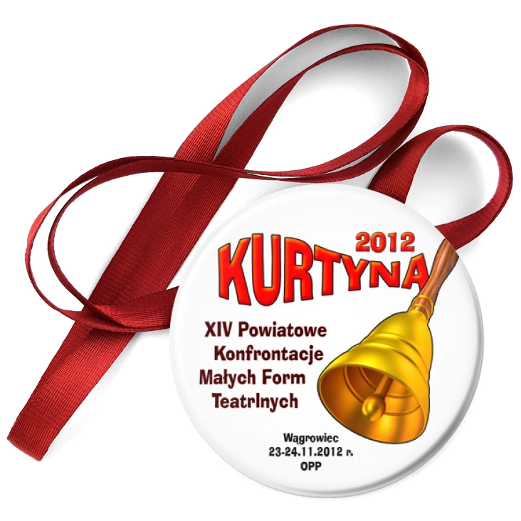przypinka medal Kurtyna 2012