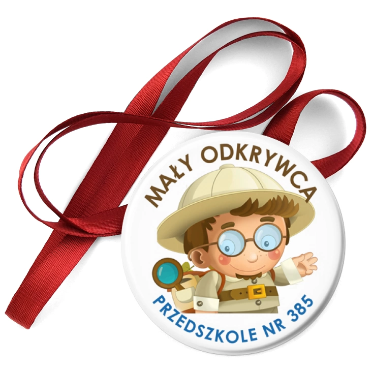 przypinka medal Mały odkrywca Ple 385