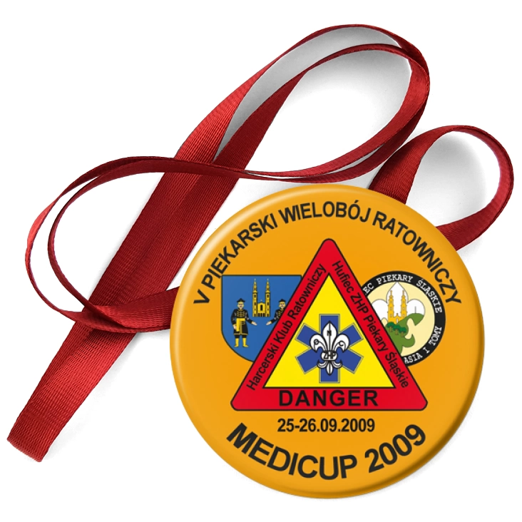 przypinka medal Medicup 2009