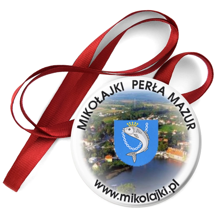 przypinka medal Mikołajki Perła Mazur