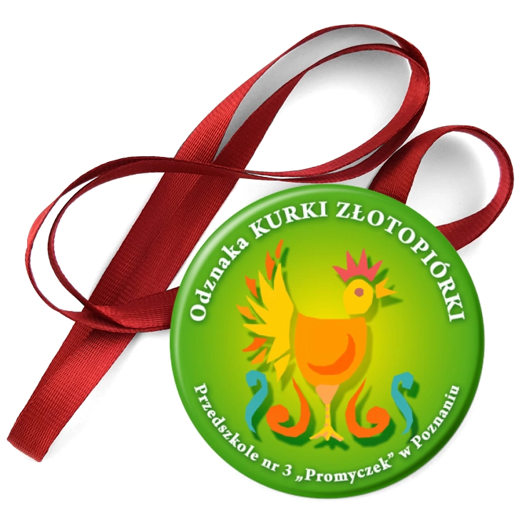 przypinka medal Odznaka Kurki Złotopiórki