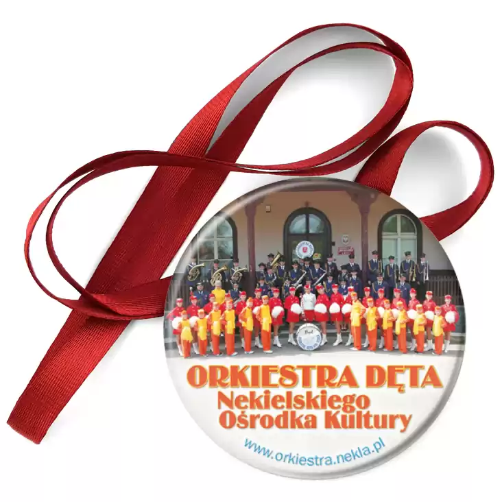 przypinka medal Orkiestra Dęta Nekielskiego Ośrodka Kultury