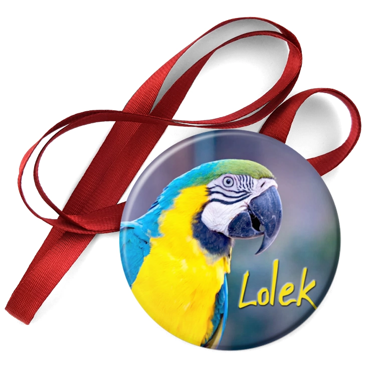 przypinka medal Papugarnia Carmen - LOLEK
