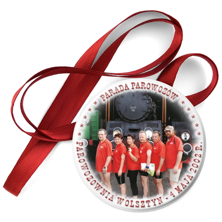 przypinka medal Parada Parowozów