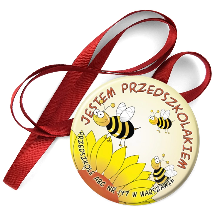 przypinka medal Przedszkole ABC nr 147 w Warszawie