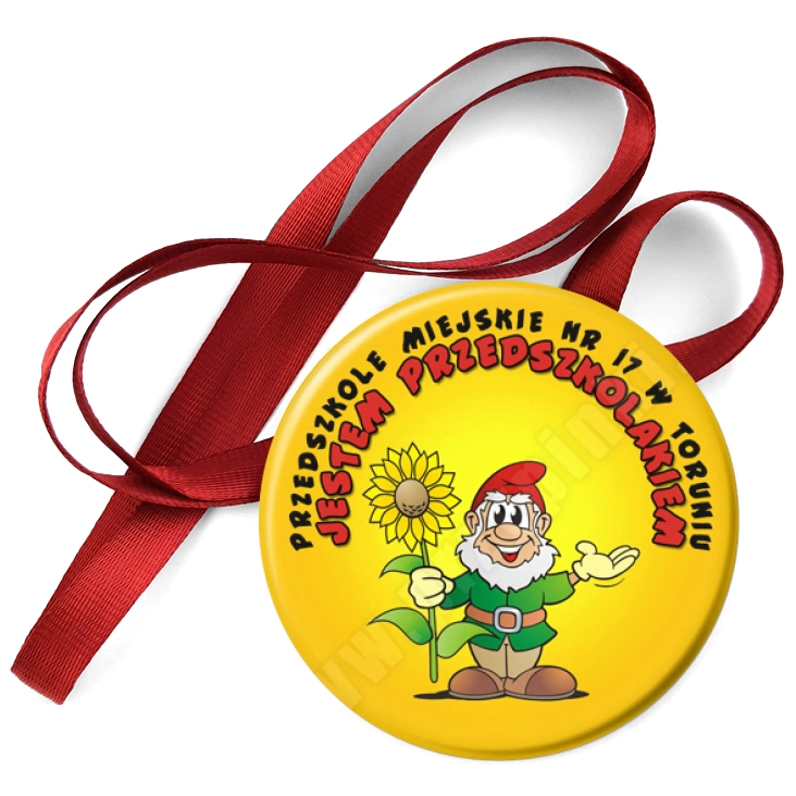 przypinka medal Przedszkole nr 17 w Toruniu