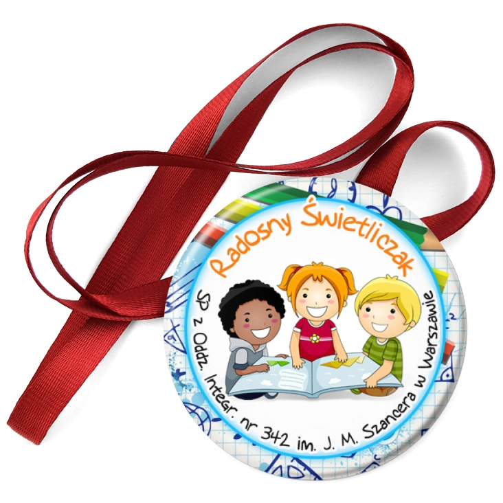 przypinka medal Radosny Świetliczak