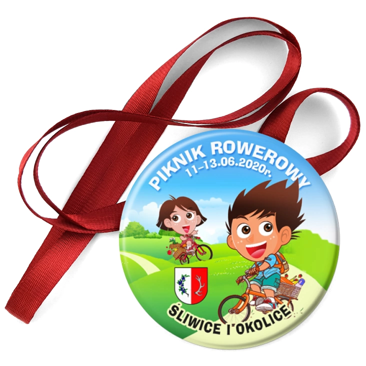 przypinka medal Rajd rowerowy Śliwice