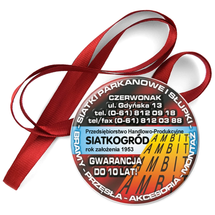 przypinka medal Siatkogród