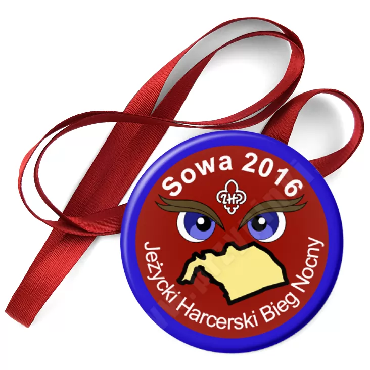 przypinka medal Sowa 2016