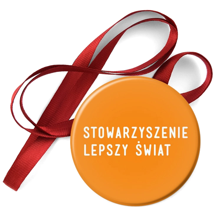 przypinka medal Stowarzyszenie Lepszy Świat