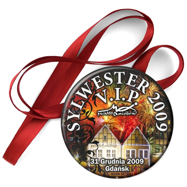 przypinka medal Sylwester Miasto Aniołów