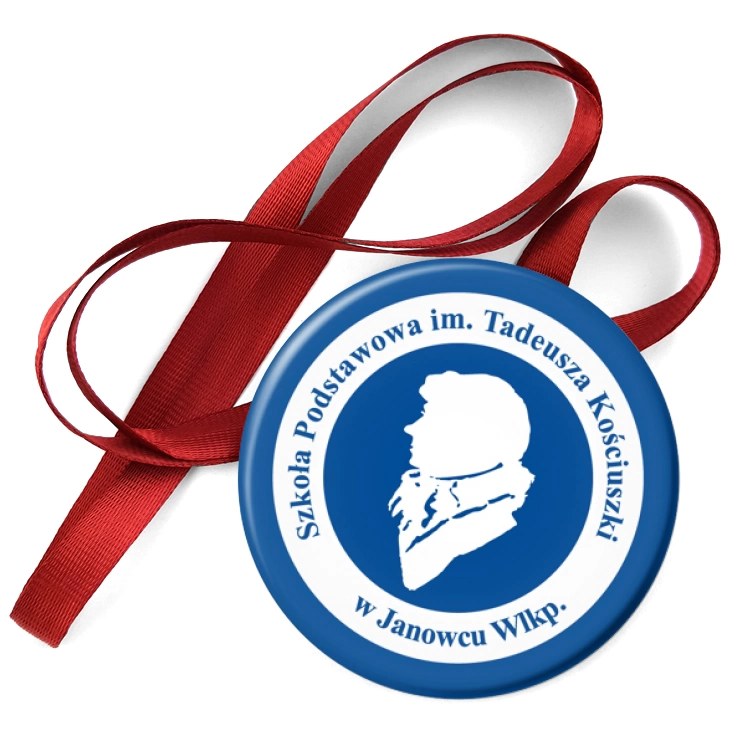 przypinka medal Szkoła Podstawowa w Janowcu Wlkp.