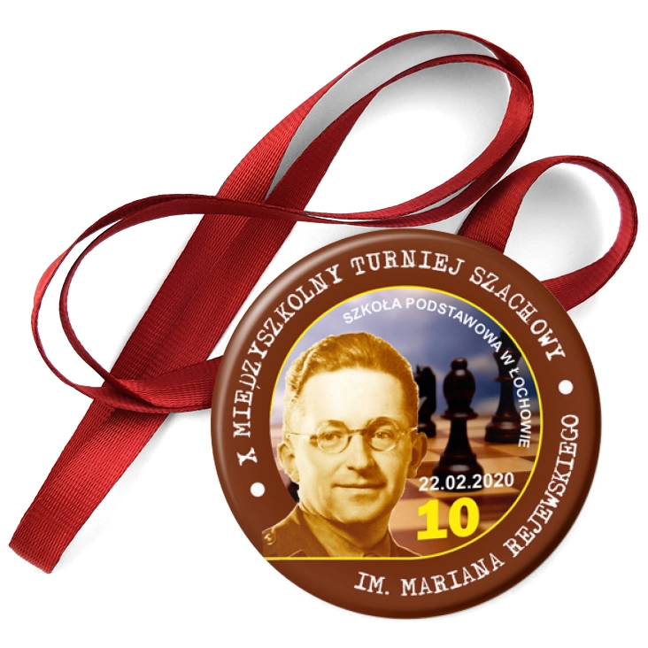 przypinka medal Szkoła Podstawowa w Łochowie