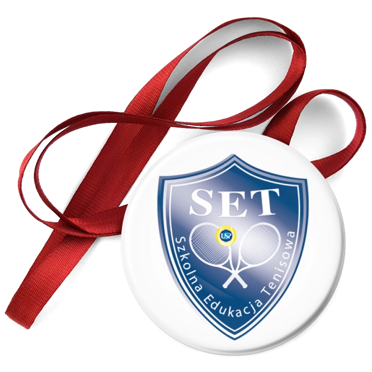 przypinka medal Szkolna Edukacja Tenisowa