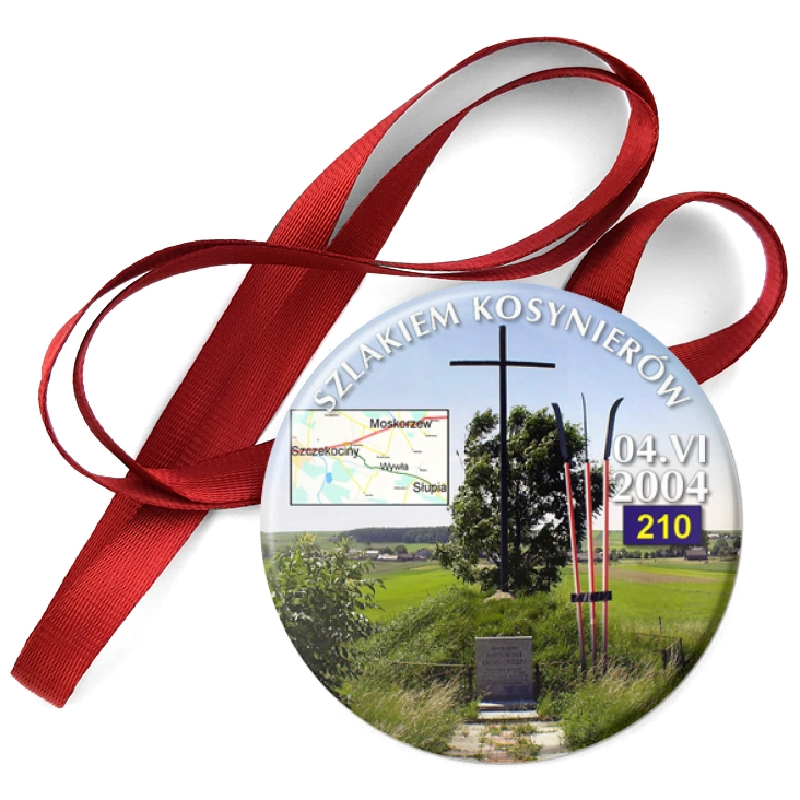 przypinka medal Szlakiem Kosynierów