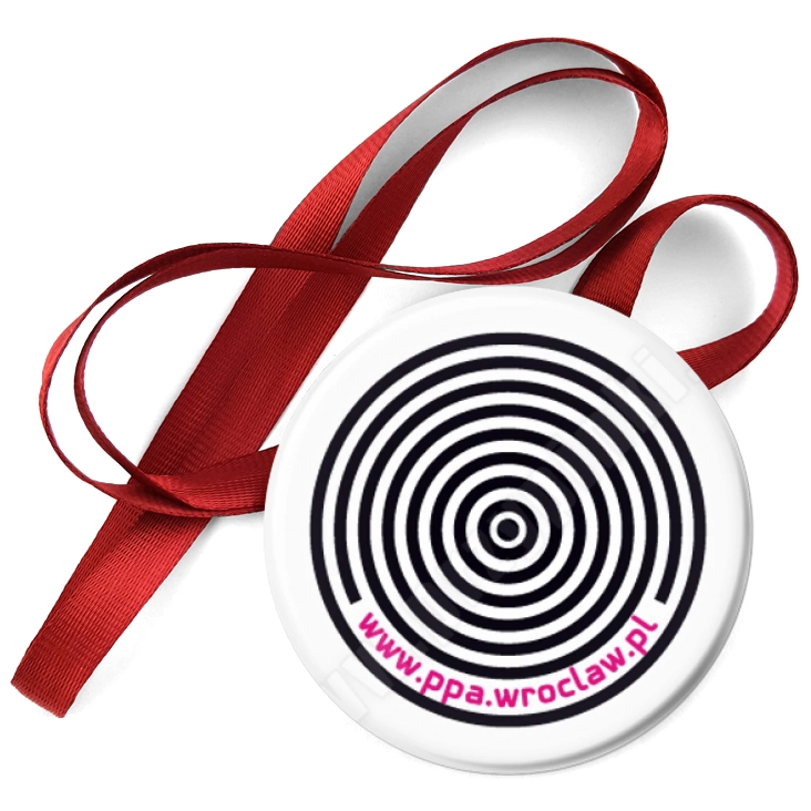 przypinka medal Teatr Muzyczny Capitol white