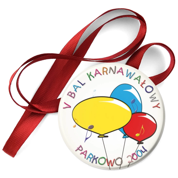 przypinka medal V Bal Karnawałowy w Parkowie