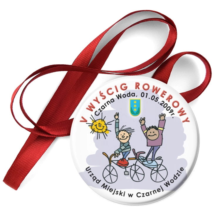 przypinka medal V Wyścig Rowerowy 2009 - A