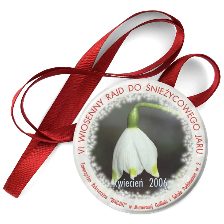przypinka medal VI Wiosenny Rajd Do Śnieżycowego Jaru