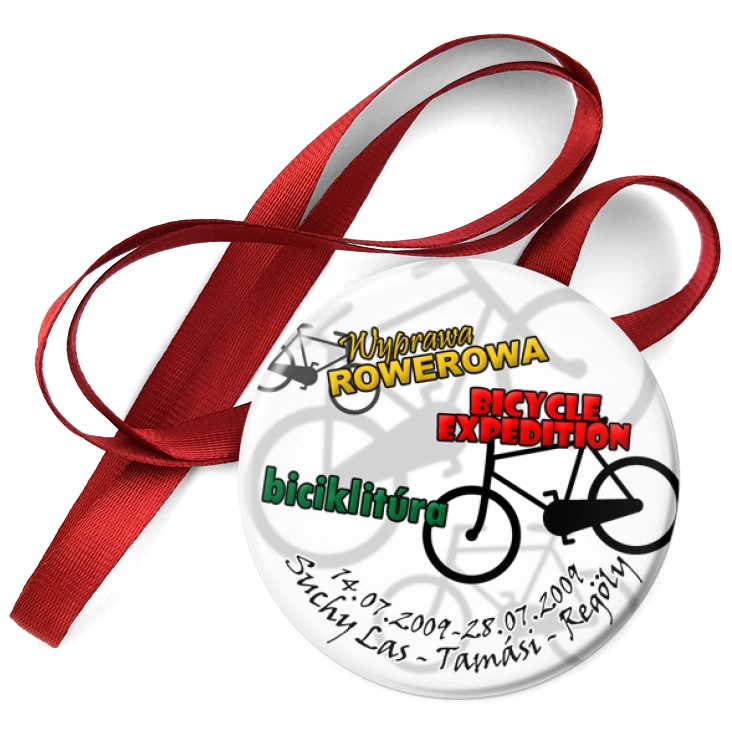 przypinka medal Wyprawa rowerowa