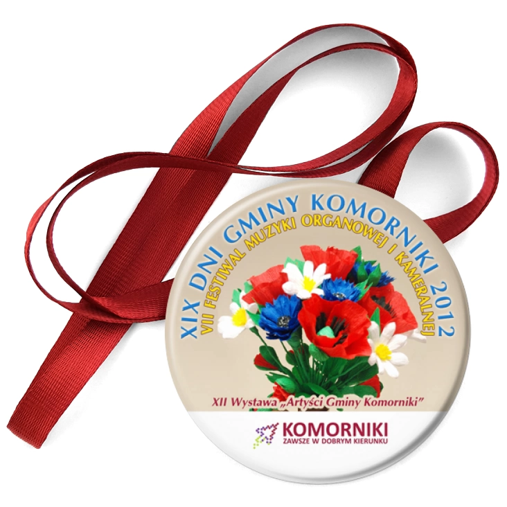 przypinka medal XIX Dni Gminy Komorniki